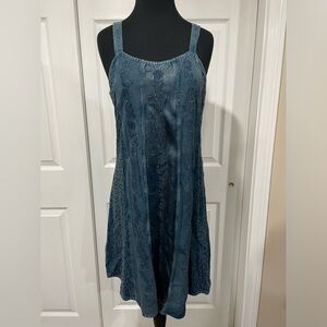 Blue Jean Midi Dress, free size